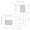 World Wide Fittings 90 Deg. Male Pipe Elbow Stainless Steel 5500X04X02SS - alternate 1